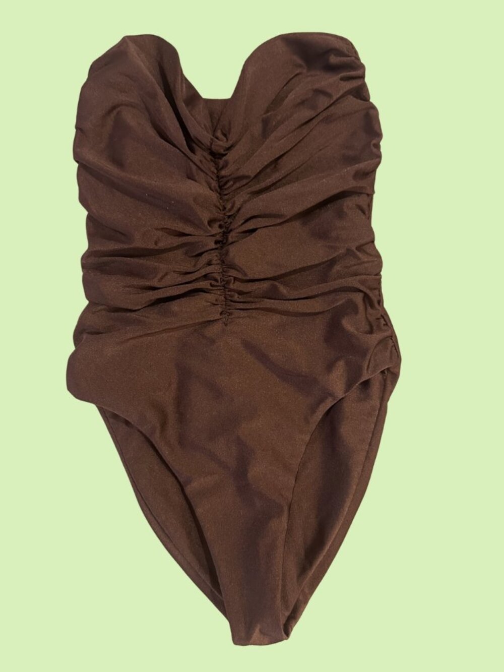 jade swim Yara One Piece, espresso sheen